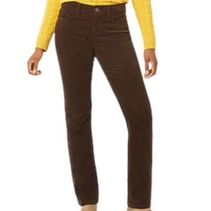 Vintage Y2K Charter Club Corduroy Pants Brown Straight legs 5 pockets  size 10